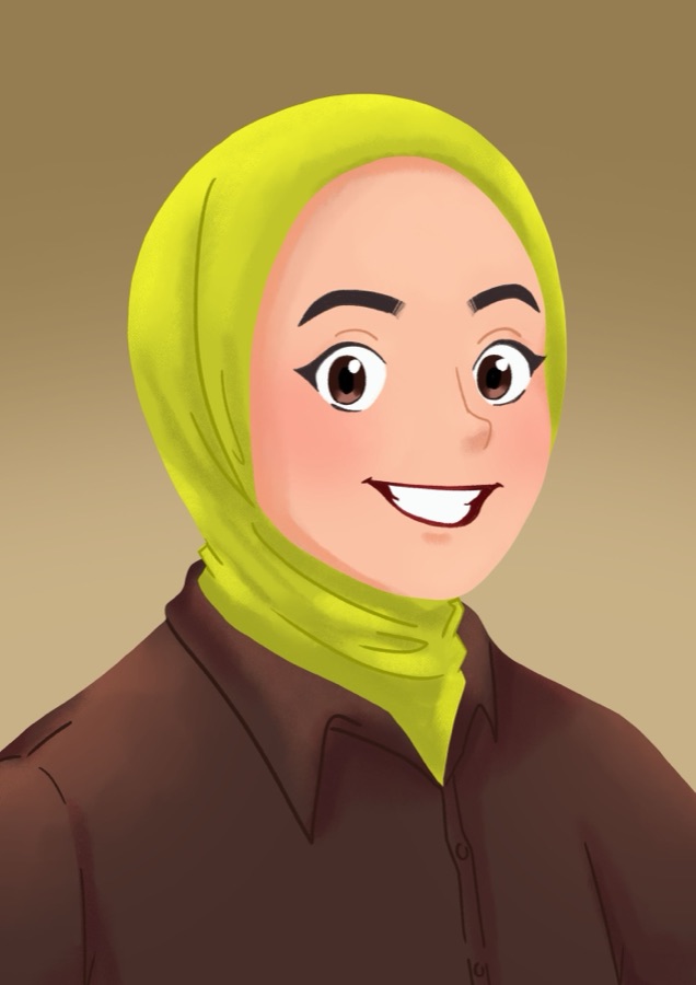 Illustratie van Coco van der Horst, oprichter van Qawi Publishing