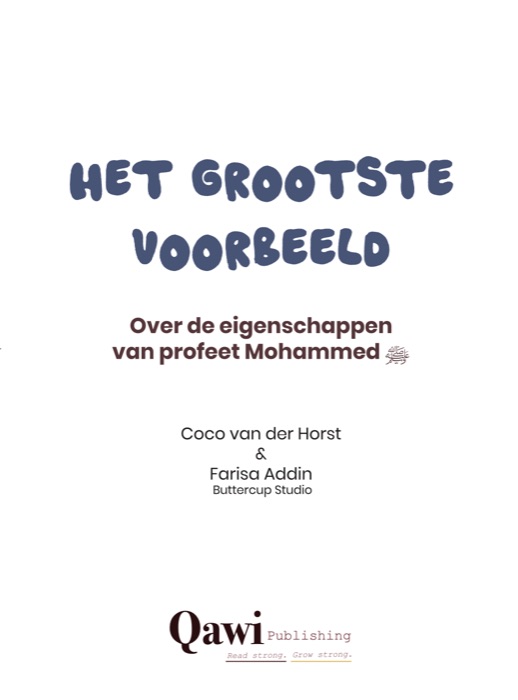 Titelpagina van Het Grootste Voorbeeld